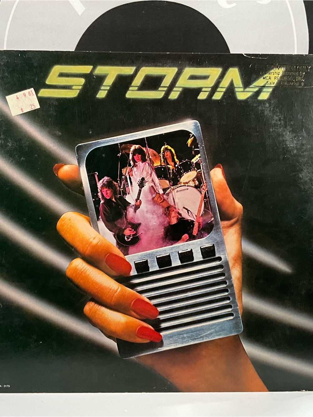 STORM - Self Titled LP MCA-3179 Promo W/Lyric Sheet